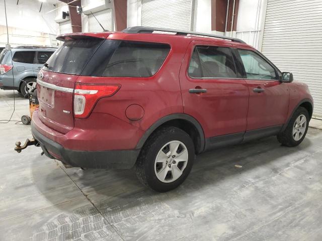 1FM5K8B88EGA22839 - 2014 FORD EXPLORER RED photo 3