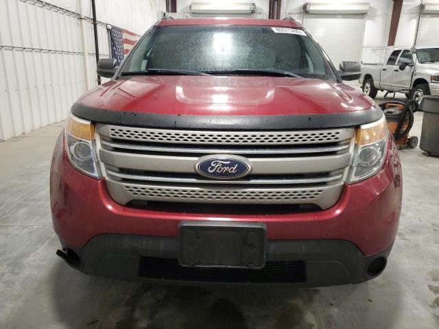 1FM5K8B88EGA22839 - 2014 FORD EXPLORER RED photo 5