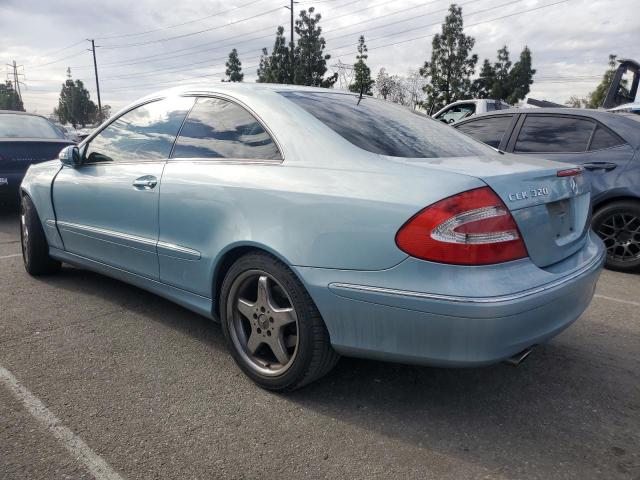 WDBTJ65J03F050489 - 2003 MERCEDES-BENZ CLK 320C BLUE photo 2