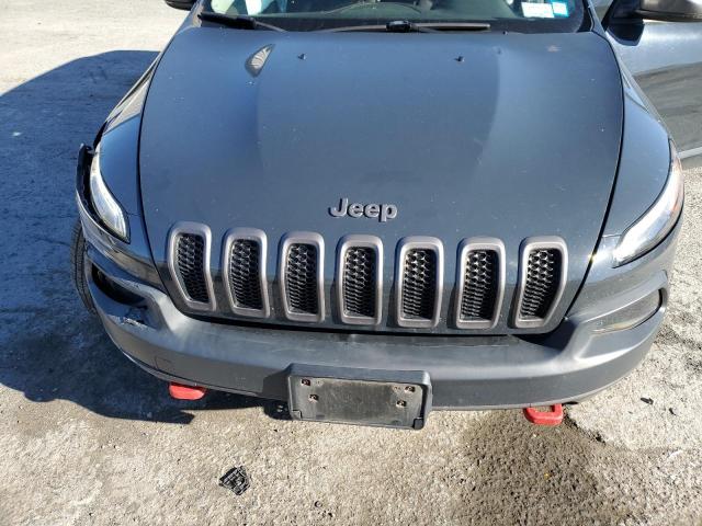 1C4PJMBS3GW286533 - 2016 JEEP CHEROKEE TRAILHAWK CHARCOAL photo 12