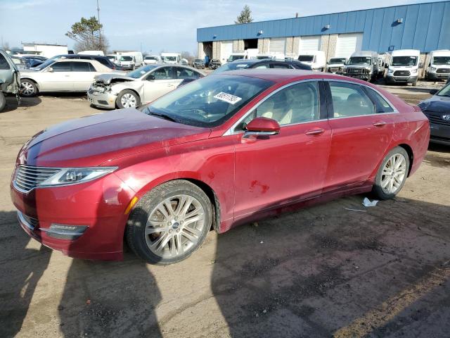 3LN6L2LU7ER822714 - 2014 LINCOLN MKZ HYBRID BURGUNDY photo 1