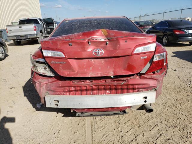 4T1BF1FK9CU627276 - 2012 TOYOTA CAMRY BASE RED photo 6