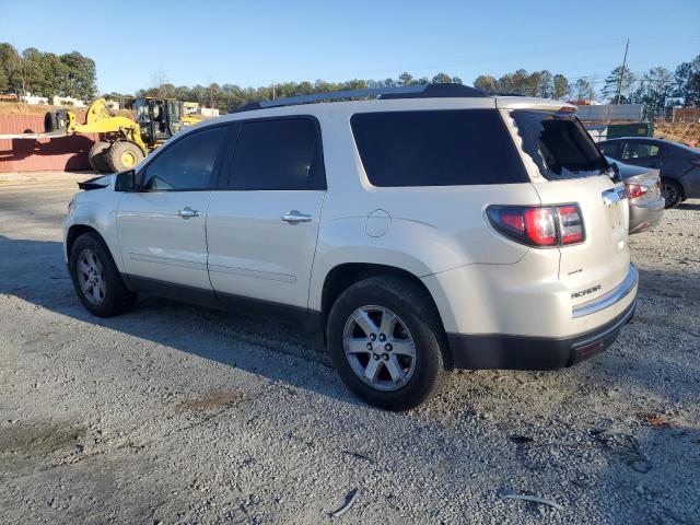 1GKKVPKDXFJ271089 - 2015 GMC ACADIA SLE WHITE photo 2