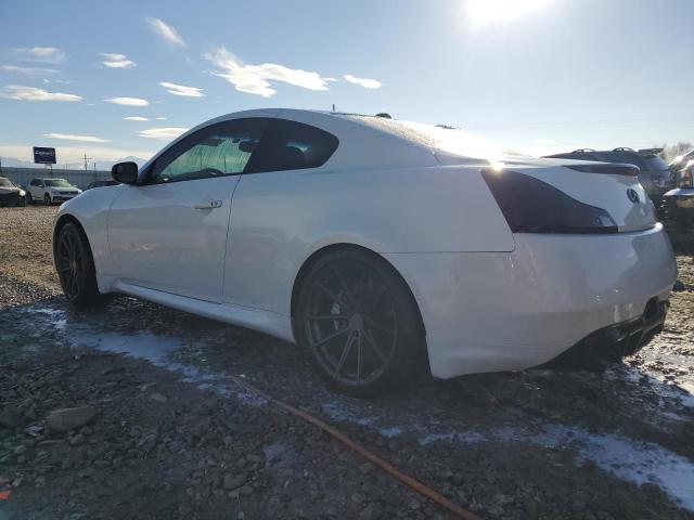 JNKCV64E89M601085 - 2009 INFINITI G37 BASE WHITE photo 2