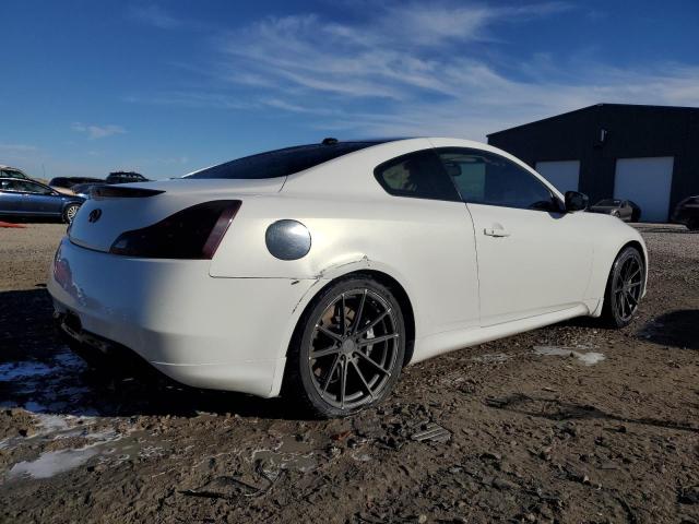 JNKCV64E89M601085 - 2009 INFINITI G37 BASE WHITE photo 3