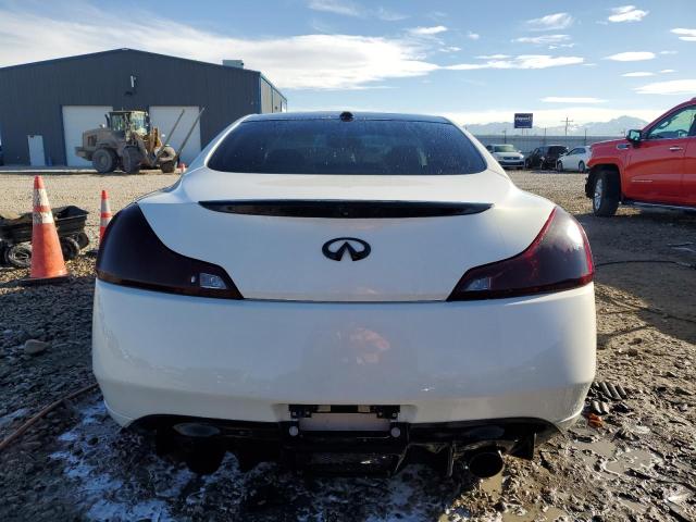 JNKCV64E89M601085 - 2009 INFINITI G37 BASE WHITE photo 6