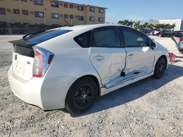 JTDKN3DU9D1688038 - 2013 TOYOTA PRIUS თეთრი ფოტო 3