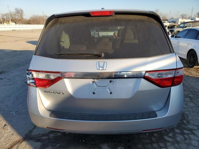 5FNRL5H68CB069660 - 2012 HONDA ODYSSEY EXL SILVER photo 6