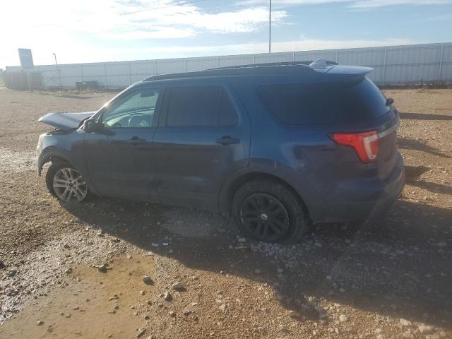 1FM5K7B87GGB05031 - 2016 FORD EXPLORER BLUE photo 2