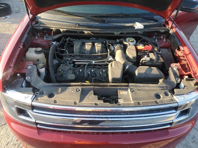 2FMGK5C88KBA02938 - 2019 FORD FLEX SEL 红色 照片 12