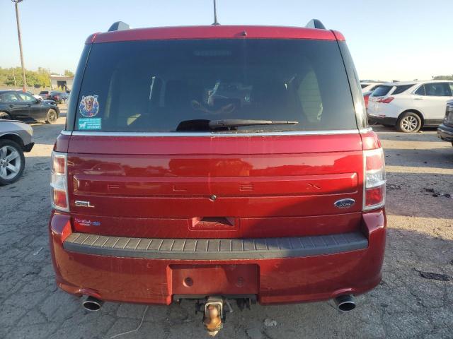 2FMGK5C88KBA02938 - 2019 FORD FLEX SEL 红色 照片 6