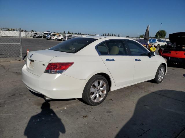 5KBCP3F85AB015752 - 2010 HONDA ACCORD EXL WHITE photo 3