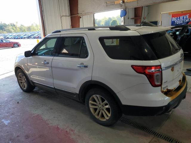 1FM5K8D87EGA87226 - 2014 FORD EXPLORER XLT WHITE photo 2