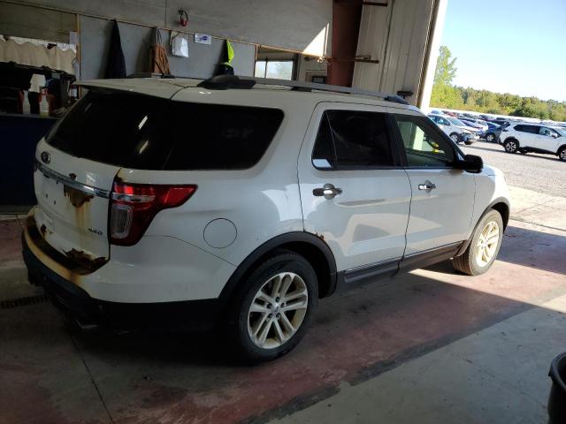 1FM5K8D87EGA87226 - 2014 FORD EXPLORER XLT WHITE photo 3