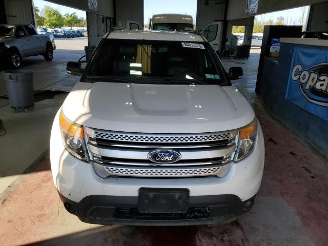 1FM5K8D87EGA87226 - 2014 FORD EXPLORER XLT WHITE photo 5