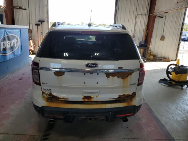 1FM5K8D87EGA87226 - 2014 FORD EXPLORER XLT WHITE photo 6