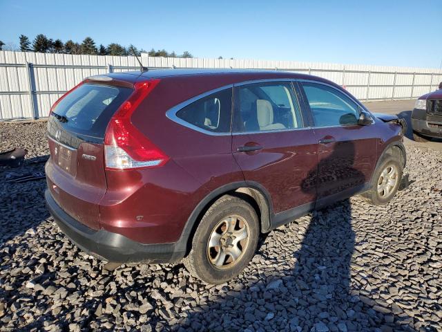 5J6RM4H30DL084921 - 2013 HONDA CR-V LX MAROON photo 3