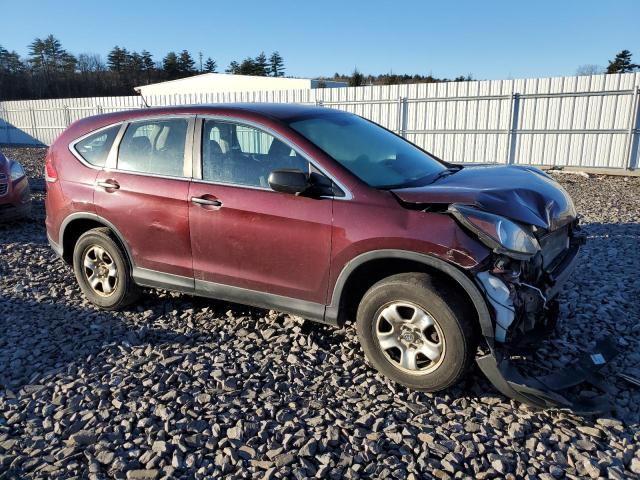 5J6RM4H30DL084921 - 2013 HONDA CR-V LX MAROON photo 4