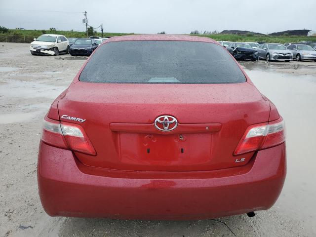 4T1BE46KX8U233958 - 2008 TOYOTA CAMRY CE RED photo 6