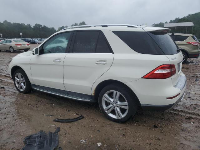 4JGDA5HB7DA104594 - 2013 MERCEDES-BENZ ML 350 4MATIC WHITE photo 2