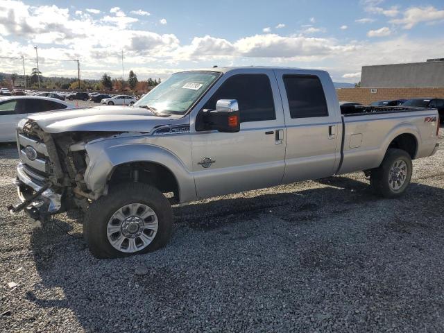 1FT8W3BT9EEB35210 - 2014 FORD F350 SUPER DUTY SILVER photo 1