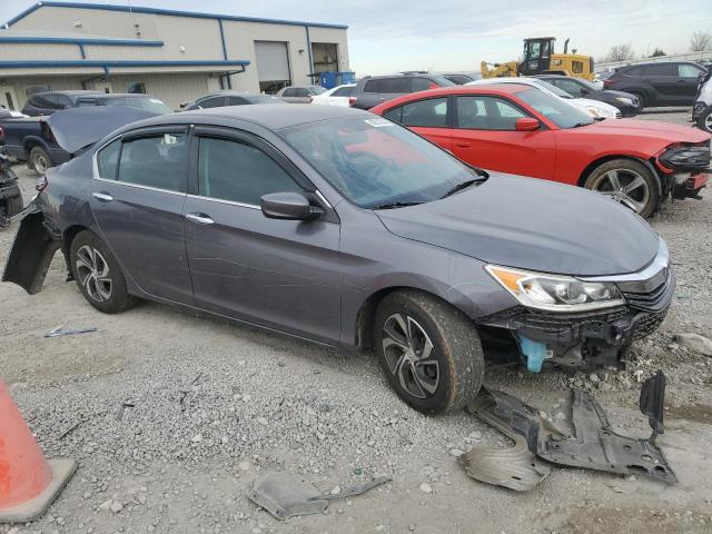 1HGCR2F35HA076336 - 2017 HONDA ACCORD LX GRAY photo 4