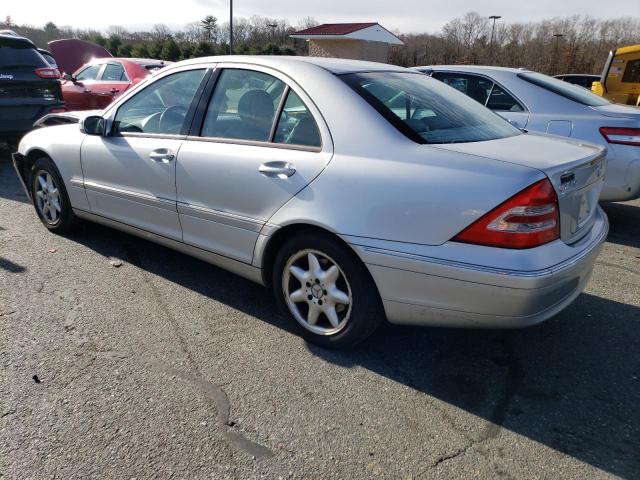 WDBRF81J23F414411 - 2003 MERCEDES-BENZ C 240 4MATIC SILVER photo 2