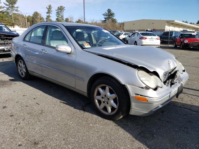 WDBRF81J23F414411 - 2003 MERCEDES-BENZ C 240 4MATIC SILVER photo 4