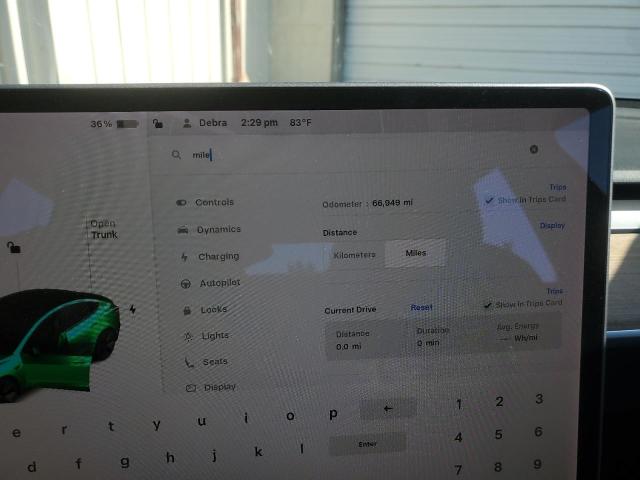 5YJ3E1EB7KF365245 - 2019 TESLA MODEL 3 შავი ფოტო 9