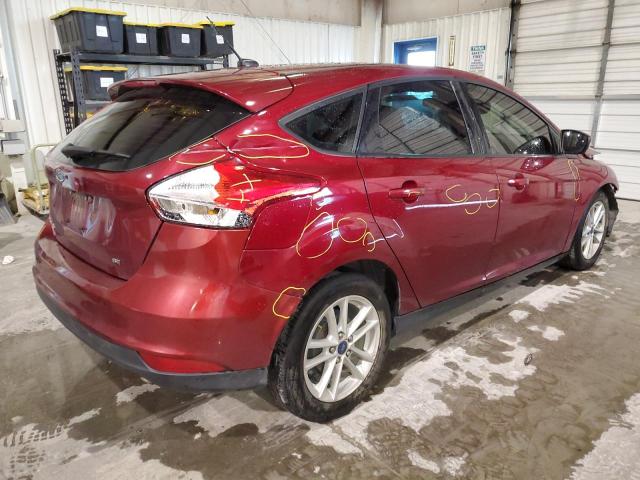 1FADP3K25HL347675 - 2017 FORD FOCUS SE RED photo 3