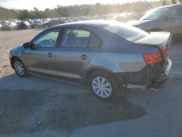 3VW2K7AJ4BM305307 - 2011 VOLKSWAGEN JETTA BASE GRAY photo 2