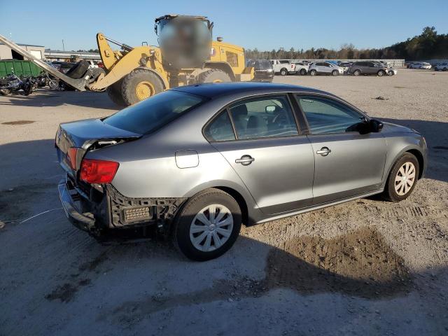 3VW2K7AJ4BM305307 - 2011 VOLKSWAGEN JETTA BASE GRAY photo 3