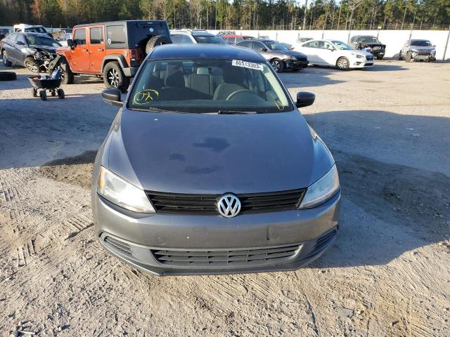 3VW2K7AJ4BM305307 - 2011 VOLKSWAGEN JETTA BASE GRAY photo 5