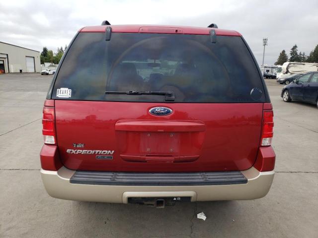 1FMPU18555LA82530 - 2005 FORD EXPEDITION EDDIE BAUER BURGUNDY photo 6