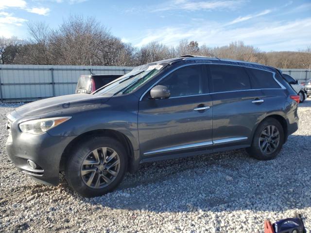 5N1AL0MM2DC349394 - 2013 INFINITI JX35 GRAY photo 1