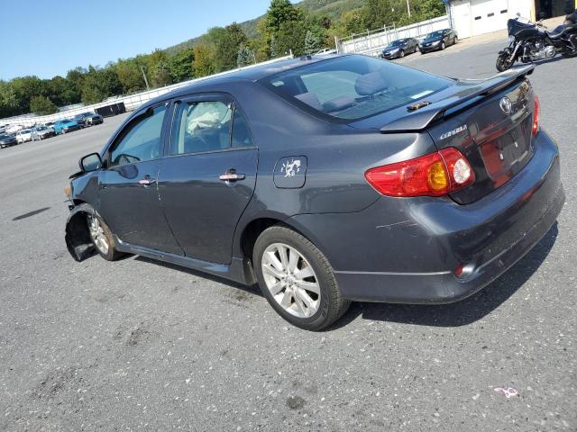 2T1BU40EX9C124201 - 2009 TOYOTA COROLLA BASE CHARCOAL photo 2