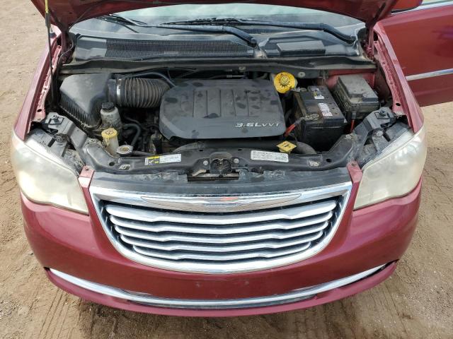2C4RC1BG7ER381812 - 2014 CHRYSLER TOWN & COU TOURING წითელი ფოტო 12