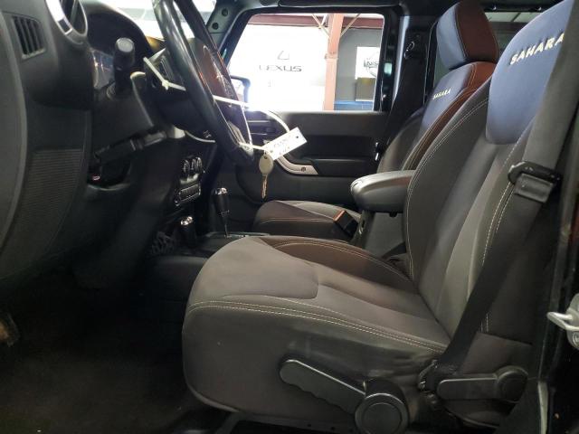 1C4HJWEG5DL523964 - 2013 JEP WRANGLER UNLIMITED SAHARA BLACK photo 7