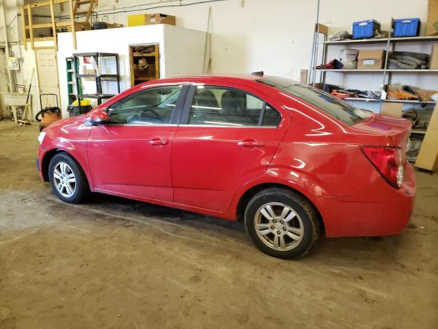 1G1JC5SG4D4226519 - 2013 CHEVROLET SONIC LT RED photo 2