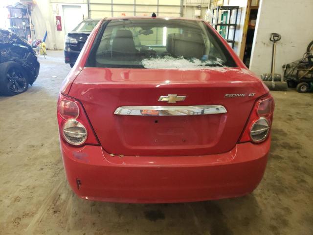 1G1JC5SG4D4226519 - 2013 CHEVROLET SONIC LT RED photo 6