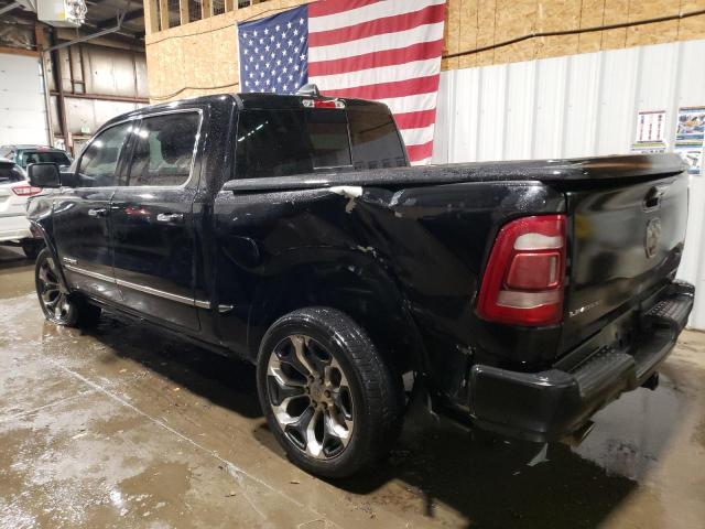 1C6SRFHT9KN512594 - 2019 RAM 1500 LIMITED BLACK photo 2