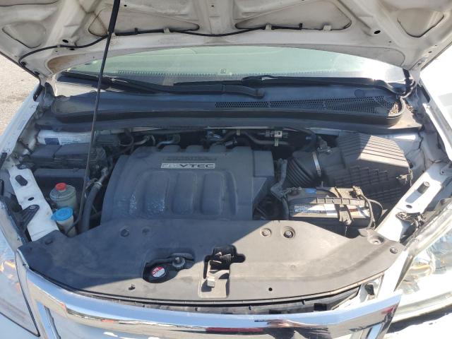 5FNRL3H41AB051534 - 2010 HONDA ODYSSEY EX WHITE photo 12
