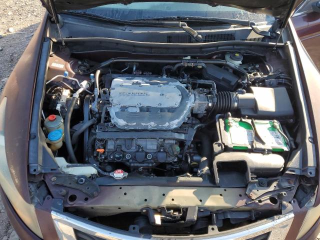 5KBCP3F89AB017925 - 2010 HONDA ACCORD EXL BURGUNDY photo 11