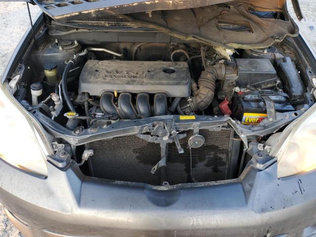 2T1KR32E07C658751 - 2007 TOYOTA COROLLA MA XR GRAY photo 11
