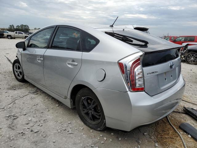 JTDKN3DU4E0367466 - 2014 TOYOTA PRIUS SILVER photo 2