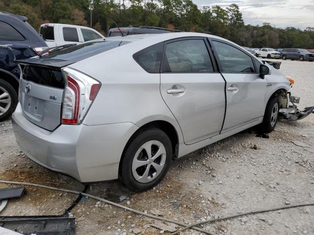 JTDKN3DU4E0367466 - 2014 TOYOTA PRIUS SILVER photo 3