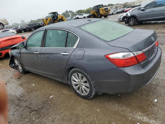 1HGCR2F89DA080069 - 2013 HONDA ACCORD EXL GRAY photo 2