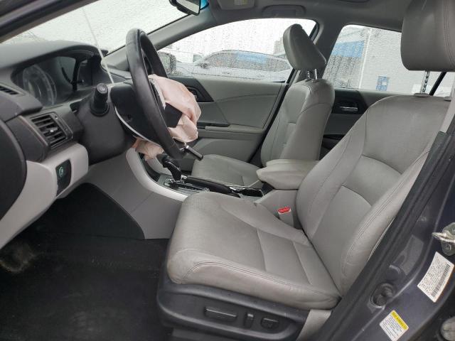 1HGCR2F89DA080069 - 2013 HONDA ACCORD EXL GRAY photo 7