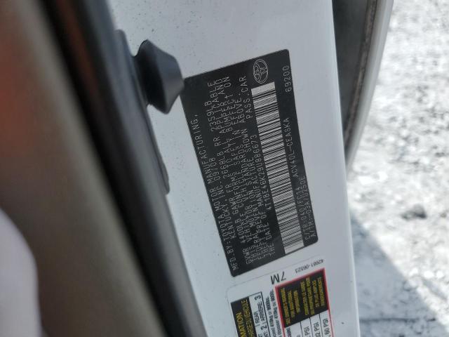 4T1BE46K29U886673 - 2009 TOYOTA CAMRY BASE 白色 照片 12