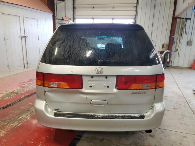 2HKRL18942H528279 - 2002 HONDA ODYSSEY EXL SILVER photo 6